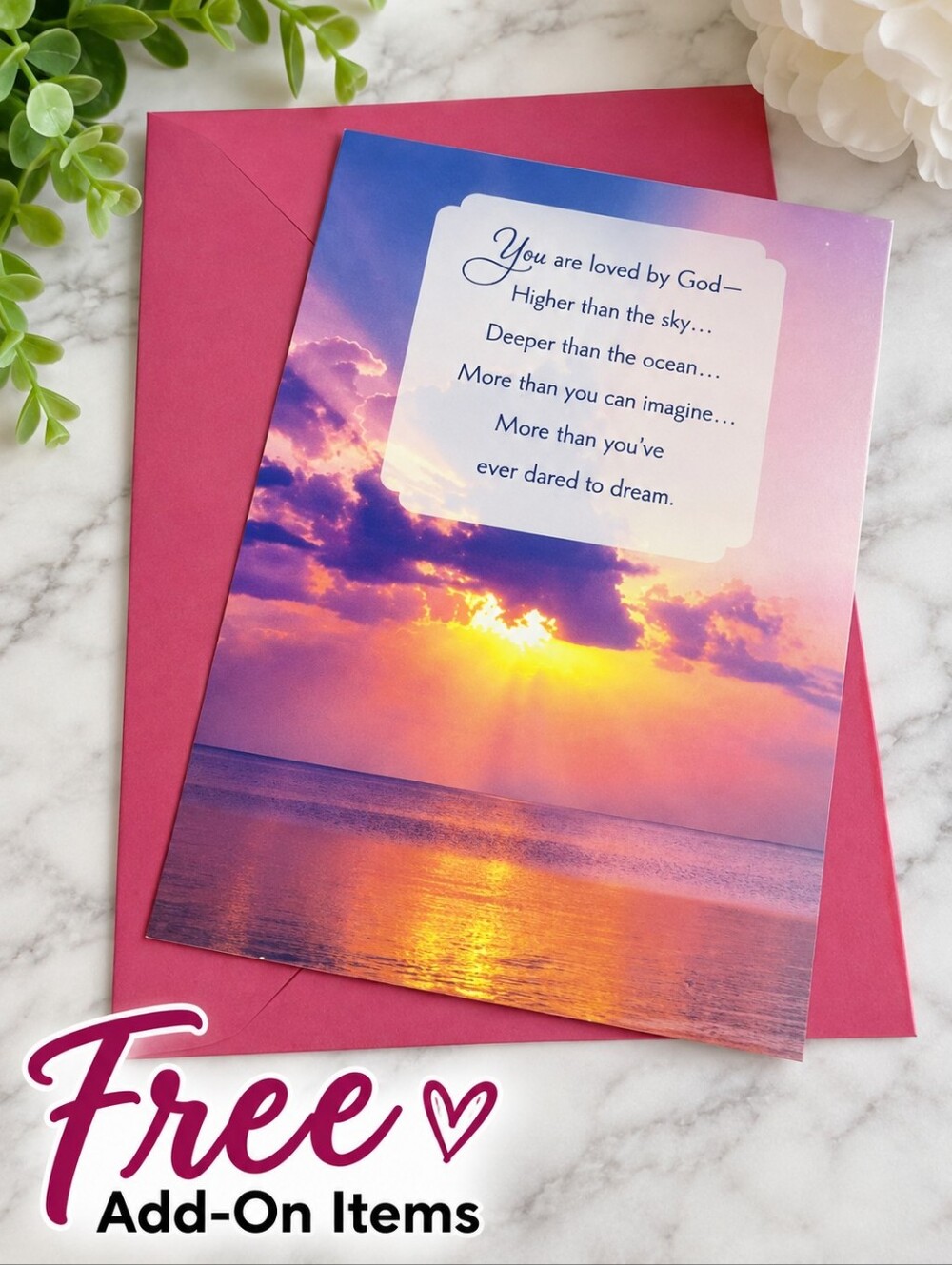 Birthday Religious Card Free With Purchase